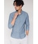 HIGH STREET∴HTシャンブレープリント7分袖シャツ