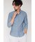HIGH STREET∴HTシャンブレープリント7分袖シャツ