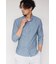 HIGH STREET∴HTシャンブレープリント7分袖シャツ
