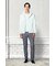 HIGH STREET∴ケーブル柄クルーネック半袖Ｔシャツ