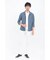 HIGH STREET∴COOLトロピカルショートウイング７分袖シャツ