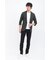 HIGH STREET∴４WAYエアリーバーク柄リンクス７分袖ジャケット