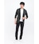HIGH STREET∴４WAYエアリーバーク柄リンクス７分袖ジャケット