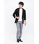 HIGH STREET∴４WAYエアリーバーク柄リンクス７分袖ジャケット