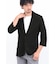 HIGH STREET∴４WAYエアリーバーク柄リンクス７分袖ジャケット