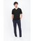 HIGH STREET∴シルキーリブVネック半袖カットソー