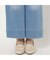 ワンポイント刺繍ワイドデニムパンツ
