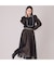 ダブルカラースカラップ刺繍ブラウス