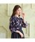 オリジナルフローラルプリントブラウス