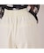 【モデル美香着用】ワイドシルエットサロペットパンツ/WHITE
