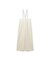 【モデル美香着用】ワイドシルエットサロペットパンツ/WHITE