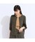 【セットアップ対応】ウォッシャブルボウタイプリントブラウス