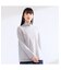 【M～４L】ウォッシャブルハイネックチュールTシャツ