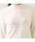 【洗える・日本製】花刺繍カットソー