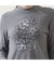 【洗える・日本製】花刺繍カットソー