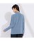 【M～4L】吸湿発熱ハイネックボーダーＴシャツ