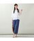 【洗える・接触冷感・セットアップ可・L～4Lサイズ】サイド切り替えワイドパンツ