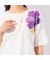 【洗える・綿100%】フリルスリーブTシャツ