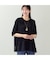 【限定カラーあり・洗える・日本製・L～4Lサイズ】ヘムシフォンAラインTシャツ