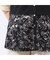 【洗える・アンサンブル可】裾シアーフラワーベスト