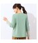 【洗える】袖口シアーカットソー