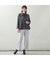 【洗える・アンサンブル可・L～4Lサイズ】ベア天×針抜きカーディガン