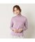 【洗える】フリルハイネックTシャツ