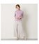 【洗える】フリルハイネックTシャツ