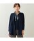 【洗える・日本製・アンサンブル可】フロントワイドリブカットソー