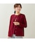 【洗える・アンサンブル可】ヘムワイドリブカーディガン