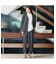 【L～4L/セットアップ対応】尾州素材ツイード風ジャカードパンツ