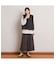 【一部店舗・EC限定】ノーカラー・フェイクファーショートジレ