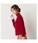 【洗える】起毛ジャカードハイネックTシャツ