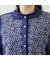 【洗える・アンサンブル可・L～3Lサイズ】裏起毛刺繍カーディガン