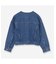 【JAPAN DENIM】ノーカラーデニムブルゾン
