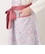 リボンエプロン ラインフラワー