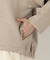 【洗える】ダンボールニットノーカラージャケット