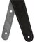 2" Suede Strap Black/Gray Reversible ギターストラップ