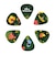1CWH4-11B2 ピック 15枚入り コレクタブル缶ケース付属 Beatls Yellow submarine