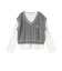 【GOODPRICE】ケーブルニットTシャツSET