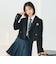 【卒服・セレモニー】エンブレムつきボレロジャケット