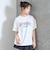 【秒かわトップス】【GOODPRICE】【綿100%】カレッジフラワー半袖T