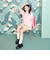 【秒かわトップス】【GOODPRICE】【綿100%】カレッジフラワー半袖T