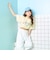 【秒かわトップス】【GOODPRICE】【綿100%】カレッジフラワー半袖T
