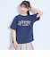 【秒かわトップス】【GOODPRICE】【綿100%】カレッジフラワー半袖T