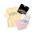 【秒かわトップス】【GOODPRICE】【綿100%】カレッジフラワー半袖T