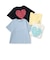 【秒かわトップス】【GOODPRICE】【LTXC/綿100%】発泡バックハートロゴ半袖T