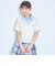 【洗える】フェイクレイヤード半袖ニットシャツ
