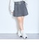 【LTXC】ベルトつきデニムプリーツスカート