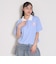 【7days】ハーフジップ半袖Tシャツ